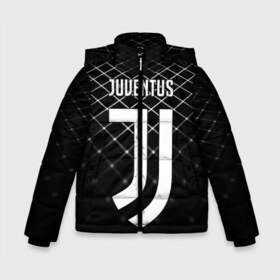 Зимняя куртка для мальчиков 3D с принтом JUVENTUS STRIPES STYLE в Санкт-Петербурге, ткань верха — 100% полиэстер; подклад — 100% полиэстер, утеплитель — 100% полиэстер | длина ниже бедра, удлиненная спинка, воротник стойка и отстегивающийся капюшон. Есть боковые карманы с листочкой на кнопках, утяжки по низу изделия и внутренний карман на молнии. 

Предусмотрены светоотражающий принт на спинке, радужный светоотражающий элемент на пуллере молнии и на резинке для утяжки | fc | juventus | спорт | спортивные | фк | футбол | ювентус