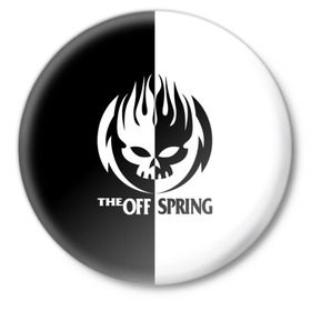 Значок с принтом The Offspring в Санкт-Петербурге,  металл | круглая форма, металлическая застежка в виде булавки | Тематика изображения на принте: the offspring | офспринг | оффспринг | рок