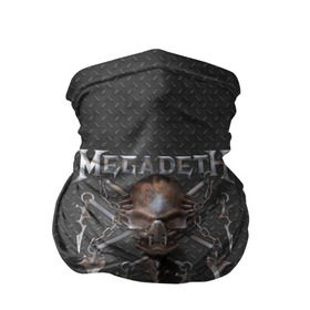 Бандана-труба 3D с принтом Megadeth в Санкт-Петербурге, 100% полиэстер, ткань с особыми свойствами — Activecool | плотность 150‒180 г/м2; хорошо тянется, но сохраняет форму | megadet | megadeth | группа | дирк вербурен | дэвид эллефсон | дэйв мастейн | кико лоурейро | мегадет | мегадетх | метал | рок | трэш | трэшметал | тяжелый | хард | хардрок | хеви | хевиметал