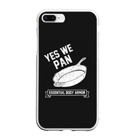 Чехол для iPhone 7Plus/8 Plus матовый с принтом Yes We Pan в Санкт-Петербурге, Силикон | Область печати: задняя сторона чехла, без боковых панелей | pan | protection