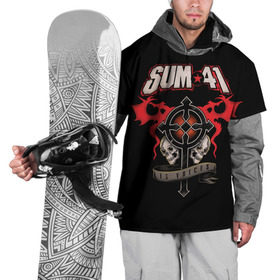 Накидка на куртку 3D с принтом Sum 41 в Санкт-Петербурге, 100% полиэстер |  | 1996 | 41 | punk | rock | sum | альтернатива | группа | дерик | канада | панк | рок | скейт | уибли
