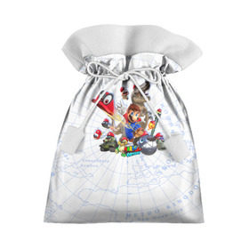 Подарочный 3D мешок с принтом Марио в Санкт-Петербурге, 100% полиэстер | Размер: 29*39 см | Тематика изображения на принте: mario | nintendo | игра | луиджи | марио | нинтендо