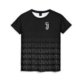 Женская футболка 3D с принтом Juventus 2018 Original в Санкт-Петербурге, 100% полиэфир ( синтетическое хлопкоподобное полотно) | прямой крой, круглый вырез горловины, длина до линии бедер | juventus | линии | спорт | футбол | футбольный клуб | ювентус