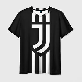 Мужская футболка 3D с принтом Juventus 2018 Original в Санкт-Петербурге, 100% полиэфир | прямой крой, круглый вырез горловины, длина до линии бедер | cr7 | fc juventus | football | juve | juventus | ronaldo | sport | роналдо | спорт | футбол | ювентус