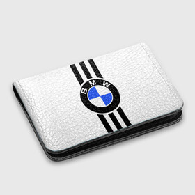 Картхолдер с принтом с принтом BMW SPORTWEAR в Санкт-Петербурге, натуральная матовая кожа | размер 7,3 х 10 см; кардхолдер имеет 4 кармана для карт; | Тематика изображения на принте: bmw | автомобильные | бмв | машины