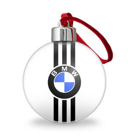 Ёлочный шар с принтом BMW SPORTWEAR в Санкт-Петербурге, Пластик | Диаметр: 77 мм | Тематика изображения на принте: bmw | автомобильные | бмв | машины