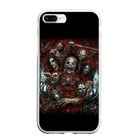 Чехол для iPhone 7Plus/8 Plus матовый с принтом Slipknot в Санкт-Петербурге, Силикон | Область печати: задняя сторона чехла, без боковых панелей | metal | slipknot | taylor | слипкнот