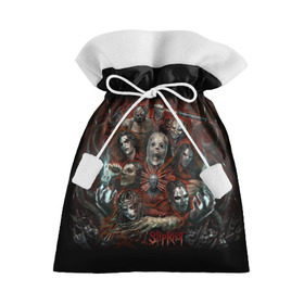 Подарочный 3D мешок с принтом Slipknot в Санкт-Петербурге, 100% полиэстер | Размер: 29*39 см | metal | slipknot | taylor | слипкнот