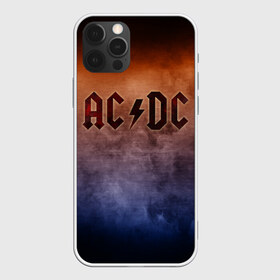 Чехол для iPhone 12 Pro Max с принтом AC DC в Санкт-Петербурге, Силикон |  | Тематика изображения на принте: ac dc | logo | metal | music | rock | лого | логотип | метал | музыка | рок