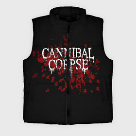 Мужской жилет утепленный 3D с принтом Cannibal Corpse в Санкт-Петербурге,  |  | cannibal corpse | logo | metal | music | rock | лого | логотип | метал | музыка | рок