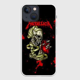 Чехол для iPhone 13 mini с принтом Metallica, heart explosive в Санкт-Петербурге,  |  | metallica | группа | джеймс хэтфилд | кирк хэмметт | ларс ульрих | метал | металика | металлика | миталика | музыка | роберт трухильо | рок | трэш | трэшметал | хард | хардрок | хеви | хевиметал