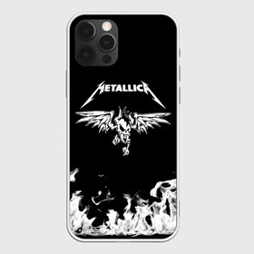 Чехол для iPhone 12 Pro Max с принтом Metallica в Санкт-Петербурге, Силикон |  | Тематика изображения на принте: metallica | группа | джеймс хэтфилд | кирк хэмметт | ларс ульрих | метал | металика | металлика | миталика | музыка | роберт трухильо | рок | трэш | трэшметал | хард | хардрок | хеви | хевиметал