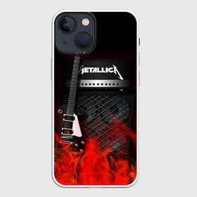 Чехол для iPhone 13 mini с принтом Metallica в Санкт-Петербурге,  |  | logo | metal | metallica | music | rock | лого | логотип | метал | металика | металлика | музыка | рок