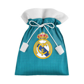Подарочный 3D мешок с принтом Real Madrid 2018 Original в Санкт-Петербурге, 100% полиэстер | Размер: 29*39 см | emirates | fc | real madrid | геометрия | реал мадрид | футбольный клуб | эмблема