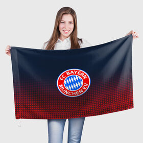 Флаг 3D с принтом FC Bayern 2018 Original в Санкт-Петербурге, 100% полиэстер | плотность ткани — 95 г/м2, размер — 67 х 109 см. Принт наносится с одной стороны | bayern | fc | бавария | спорт | спортивные | футбол | футбольный клуб