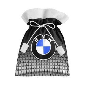 Подарочный 3D мешок с принтом BMW 2018 Black and White IV в Санкт-Петербурге, 100% полиэстер | Размер: 29*39 см | bmw | автомобильные | бмв | машины