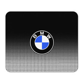 Коврик прямоугольный с принтом BMW 2018 Black and White IV в Санкт-Петербурге, натуральный каучук | размер 230 х 185 мм; запечатка лицевой стороны | bmw | автомобильные | бмв | машины