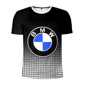 Мужская футболка 3D спортивная с принтом BMW 2018 Black and White IV в Санкт-Петербурге, 100% полиэстер с улучшенными характеристиками | приталенный силуэт, круглая горловина, широкие плечи, сужается к линии бедра | Тематика изображения на принте: bmw | автомобильные | бмв | машины