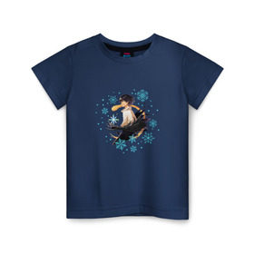 Детская футболка хлопок с принтом Howl в Санкт-Петербурге, 100% хлопок | круглый вырез горловины, полуприлегающий силуэт, длина до линии бедер | howl | howls moving castle | хаул | ходячий замок | ходячий замок хаула