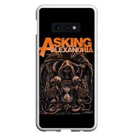 Чехол для Samsung S10E с принтом Asking Alexandria в Санкт-Петербурге, Силикон | Область печати: задняя сторона чехла, без боковых панелей | askalexandria | askingalexandria | hardcore | metal | metalcore | александрия | альтернатива | аск | аскинг | метал | скелет | хэви | череп