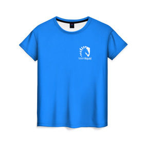 Женская футболка 3D с принтом Team Liquid Uniform в Санкт-Петербурге, 100% полиэфир ( синтетическое хлопкоподобное полотно) | прямой крой, круглый вырез горловины, длина до линии бедер | dota | dota 2 | rpg | support | team | team liquid | дизайн | дота | игры | известные | киберспорт | логотип | спорт | униформа | эмблема