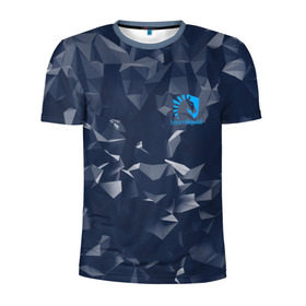 Мужская футболка 3D спортивная с принтом Team Liquid Uniform в Санкт-Петербурге, 100% полиэстер с улучшенными характеристиками | приталенный силуэт, круглая горловина, широкие плечи, сужается к линии бедра | dota | dota 2 | rpg | support | team | team liquid | дизайн | дота | игры | известные | киберспорт | логотип | спорт | униформа | эмблема