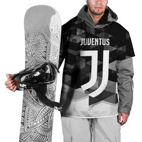 Накидка на куртку 3D с принтом Juventus 2018 Geometry Sport в Санкт-Петербурге, 100% полиэстер |  | juventus | спорт | спортивные | футбол | футбольный клуб | ювентус