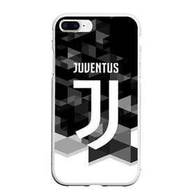 Чехол для iPhone 7Plus/8 Plus матовый с принтом JUVENTUS ЮВЕНТУС GEOMETRY SPORT в Санкт-Петербурге, Силикон | Область печати: задняя сторона чехла, без боковых панелей | juventus | спорт | спортивные | футбол | футбольный клуб | ювентус