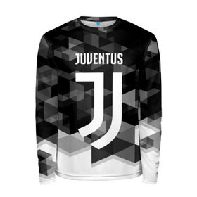 Мужской лонгслив 3D с принтом Juventus 2018 Geometry Sport в Санкт-Петербурге, 100% полиэстер | длинные рукава, круглый вырез горловины, полуприлегающий силуэт | juventus | спорт | спортивные | футбол | футбольный клуб | ювентус