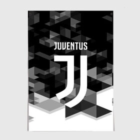 Постер с принтом Juventus 2018 Geometry Sport в Санкт-Петербурге, 100% бумага
 | бумага, плотность 150 мг. Матовая, но за счет высокого коэффициента гладкости имеет небольшой блеск и дает на свету блики, но в отличии от глянцевой бумаги не покрыта лаком | juventus | спорт | спортивные | футбол | футбольный клуб | ювентус