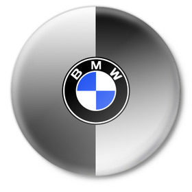 Значок с принтом BMW 2018 Reverse в Санкт-Петербурге,  металл | круглая форма, металлическая застежка в виде булавки | bmw | автомобиль | автомобильные | бмв | машины
