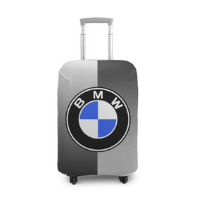 Чехол для чемодана 3D с принтом BMW 2018 Reverse в Санкт-Петербурге, 86% полиэфир, 14% спандекс | двустороннее нанесение принта, прорези для ручек и колес | bmw | автомобиль | автомобильные | бмв | машины