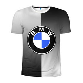 Мужская футболка 3D спортивная с принтом BMW 2018 Reverse в Санкт-Петербурге, 100% полиэстер с улучшенными характеристиками | приталенный силуэт, круглая горловина, широкие плечи, сужается к линии бедра | bmw | автомобиль | автомобильные | бмв | машины