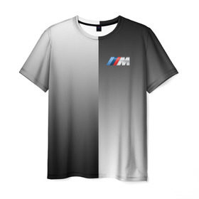 Мужская футболка 3D с принтом BMW M REVERSE в Санкт-Петербурге, 100% полиэфир | прямой крой, круглый вырез горловины, длина до линии бедер | Тематика изображения на принте: bmw | автомобиль | автомобильные | бмв | машины