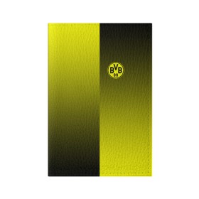 Обложка для паспорта матовая кожа с принтом FC Borussia 2018 Reverse в Санкт-Петербурге, натуральная матовая кожа | размер 19,3 х 13,7 см; прозрачные пластиковые крепления | 