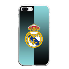 Чехол для iPhone 7Plus/8 Plus матовый с принтом Real Madrid 2018 Reverse в Санкт-Петербурге, Силикон | Область печати: задняя сторона чехла, без боковых панелей | emirates | fc | real madrid | реал мадрид | футбольный клуб | эмблема