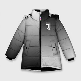 Зимняя куртка для девочек 3D с принтом Juventus 2018 Reverse в Санкт-Петербурге, ткань верха — 100% полиэстер; подклад — 100% полиэстер, утеплитель — 100% полиэстер. | длина ниже бедра, удлиненная спинка, воротник стойка и отстегивающийся капюшон. Есть боковые карманы с листочкой на кнопках, утяжки по низу изделия и внутренний карман на молнии. 

Предусмотрены светоотражающий принт на спинке, радужный светоотражающий элемент на пуллере молнии и на резинке для утяжки. | fly emirates | juventus | ronaldo | клуб | линии | мода | модные | мяч | реал мадрид | спорт | спортивные | стиль | футбол | футбольный клуб | экстрим | эмблема | ювентус