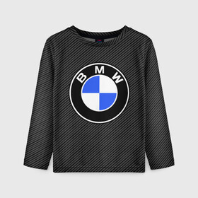 Детский лонгслив 3D с принтом BMW CARBON  в Санкт-Петербурге, 100% полиэстер | длинные рукава, круглый вырез горловины, полуприлегающий силуэт
 | bmw | bmw motorsport | bmw performance | carbon | m | motorsport | performance | sport | бмв | карбон | моторспорт | спорт