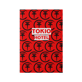 Обложка для паспорта матовая кожа с принтом Tokio Hotel band logo 2018 в Санкт-Петербурге, натуральная матовая кожа | размер 19,3 х 13,7 см; прозрачные пластиковые крепления | logo | music | pop | rock | tokio hotel | альтернатива | германия | металл | музыка | музыкальный | поп | рок