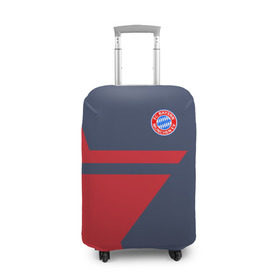 Чехол для чемодана 3D с принтом FC Bayern 2018 STAR в Санкт-Петербурге, 86% полиэфир, 14% спандекс | двустороннее нанесение принта, прорези для ручек и колес | bayern | fc | бавария | спорт | спортивные | фк | футбол | футбольный клуб