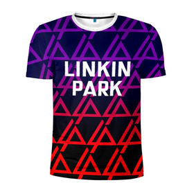 Мужская футболка 3D спортивная с принтом LINKIN PARK в Санкт-Петербурге, 100% полиэстер с улучшенными характеристиками | приталенный силуэт, круглая горловина, широкие плечи, сужается к линии бедра | linkin park | logo | music | pop | rock | альтернатива | германия | металл | музыка | музыкальный | поп | рок