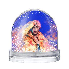 Водяной шар с принтом Justin Bieber в Санкт-Петербурге, Пластик | Изображение внутри шара печатается на глянцевой фотобумаге с двух сторон | 