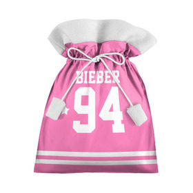 Подарочный 3D мешок с принтом Bieber Team Pink в Санкт-Петербурге, 100% полиэстер | Размер: 29*39 см | bieber | justin bieber | бибер | джастин бибер