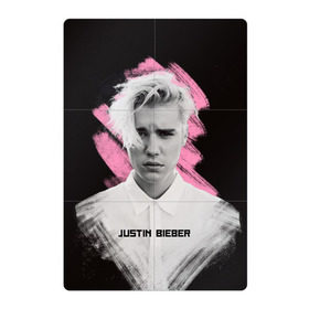 Магнитный плакат 2Х3 с принтом Justin Bieber / Pink splash в Санкт-Петербурге, Полимерный материал с магнитным слоем | 6 деталей размером 9*9 см | bieber | justin bieber | бибер | джастин бибер