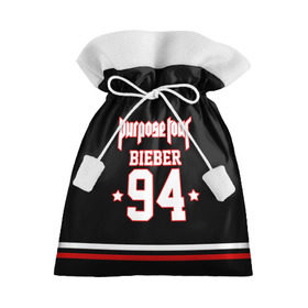 Подарочный 3D мешок с принтом Bieber Team Black в Санкт-Петербурге, 100% полиэстер | Размер: 29*39 см | Тематика изображения на принте: bieber | justin bieber | бибер | джастин бибер