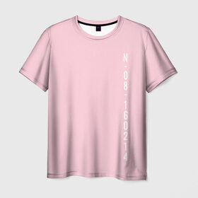Мужская футболка 3D с принтом BTS SAVE ME JUNGKOOK _pink в Санкт-Петербурге, 100% полиэфир | прямой крой, круглый вырез горловины, длина до линии бедер | bangtan boys | bts | бантаны бтс