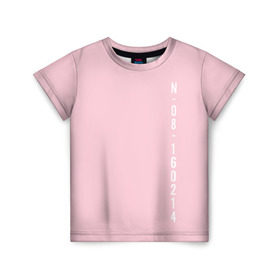 Детская футболка 3D с принтом BTS SAVE ME JUNGKOOK _pink в Санкт-Петербурге, 100% гипоаллергенный полиэфир | прямой крой, круглый вырез горловины, длина до линии бедер, чуть спущенное плечо, ткань немного тянется | bangtan boys | bts | бантаны бтс