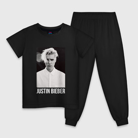 Детская пижама хлопок с принтом Bieber в Санкт-Петербурге, 100% хлопок |  брюки и футболка прямого кроя, без карманов, на брюках мягкая резинка на поясе и по низу штанин
 | bieber | justin bieber | бибер | джастин бибер