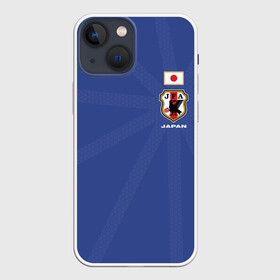 Чехол для iPhone 13 mini с принтом Япония, форма в Санкт-Петербурге,  |  | Тематика изображения на принте: fifa | логотип | мира | фифа | форма | чемпионат | эмблема | япония