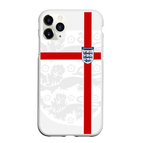 Чехол для iPhone 11 Pro Max матовый с принтом Англия форма в Санкт-Петербурге, Силикон |  | fc |   сборная | англия | спорт | спортивные | фк | футбол | футбольный клуб